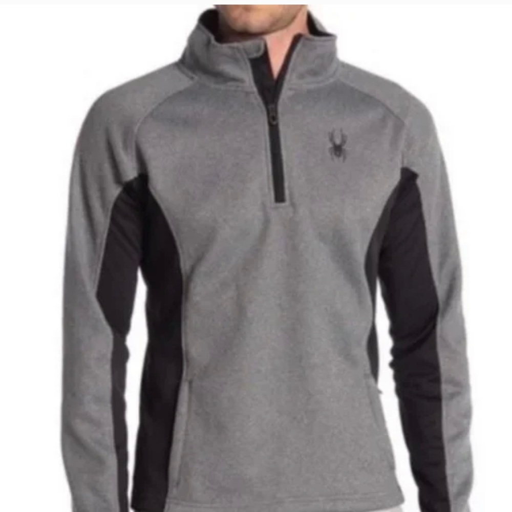Spyder Fleece 1/4 Zip Front Sweater - Picture 1 of 6